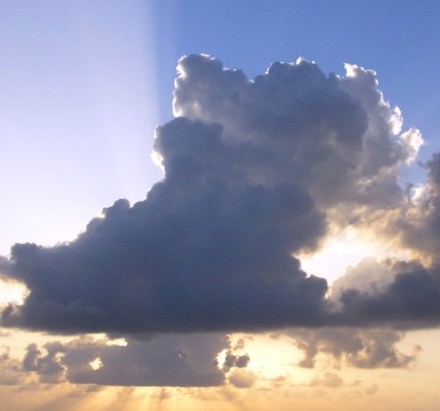 La luce del temporale...